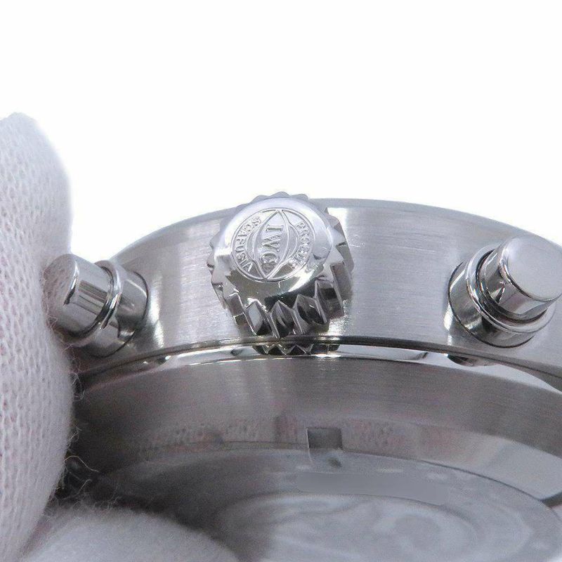 IWC パイロット・ウォッチ・クロノグラフ プティ・プランス IW377717 腕時計 ブルー文字盤