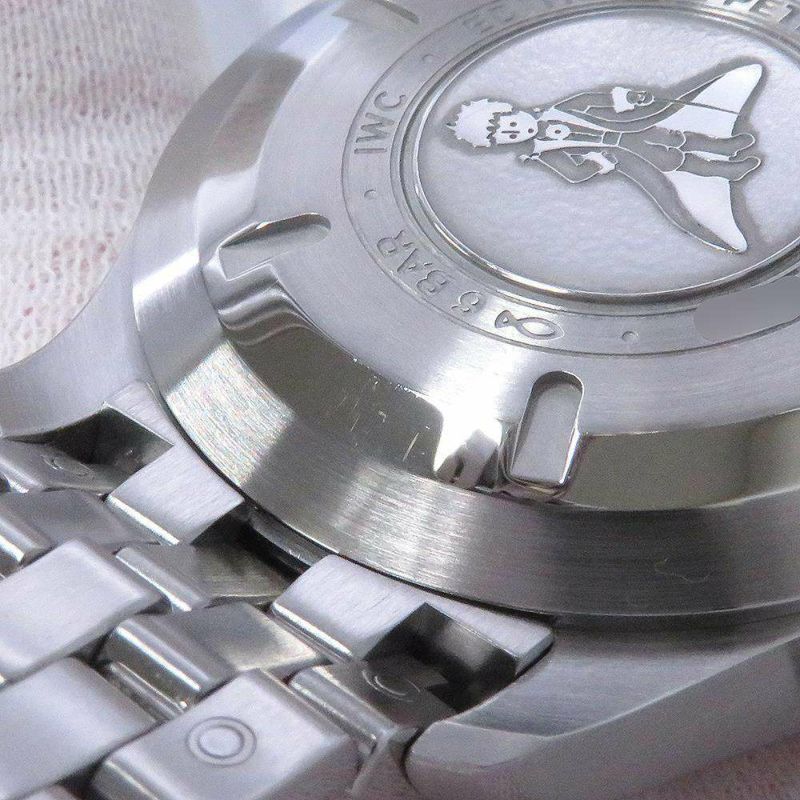 IWC パイロット・ウォッチ・クロノグラフ プティ・プランス IW377717 腕時計 ブルー文字盤