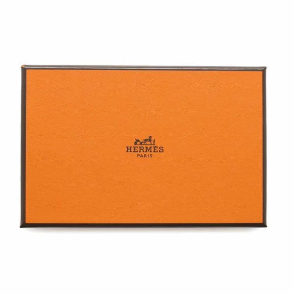 エルメス コインケース カルヴィ デュオ ヴェルソ バンブー/ローズダーリン/シルバー金具 シェブルミゾル W刻印 財布