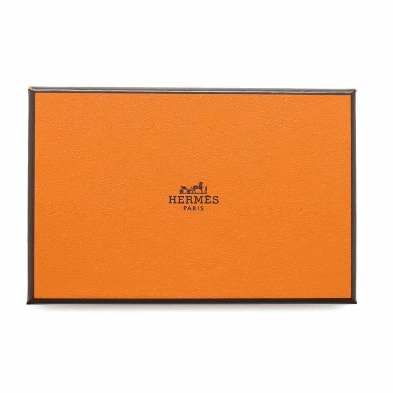 エルメス コインケース カルヴィ デュオ ヴェルソ バンブー/ローズダーリン/シルバー金具 シェブルミゾル W刻印 財布