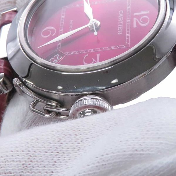 カルティエ パシャC クリスマス限定 W3108299 Cartier 腕時計 パープル文字盤