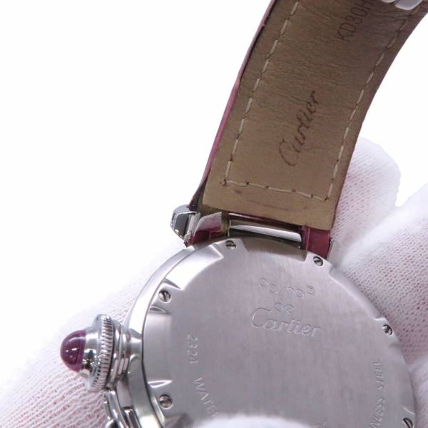 カルティエ パシャC クリスマス限定 W3108299 Cartier 腕時計 パープル文字盤