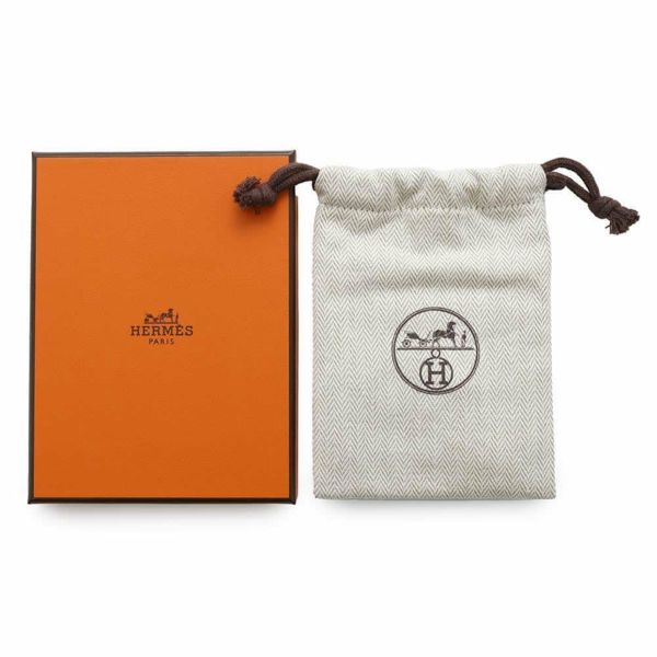 エルメス ネックレス ミニ・ポップアッシュ オレンジ/シルバー金具 HERMES アクセサリー