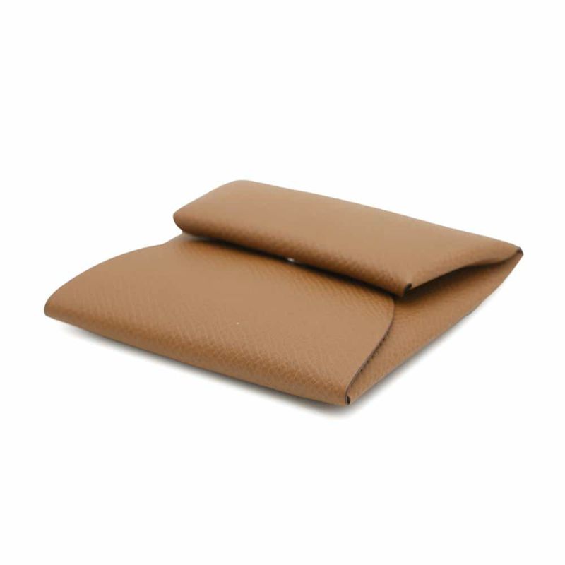 エルメス コインケース バスティア ゴールド エプソン W刻印 HERMES 財布