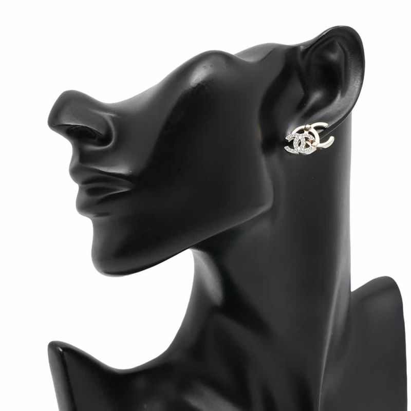 シャネル ピアス ココマーク ラインストーン B21 C AB6426 CHANEL アクセサリー