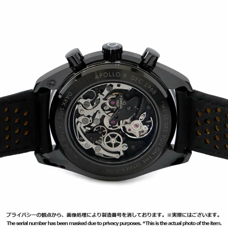 オメガ スピードマスター ダーク サイド オブ ザ ムーン アポロ8号 311.92.44.30.01.001 OMEGA 黒文字盤