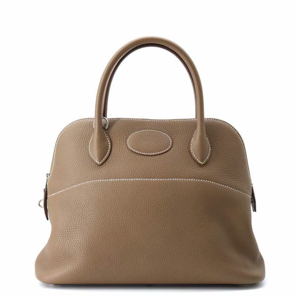 エルメス ハンドバッグ ボリード31 エトゥープ/シルバー金具 トリヨンクレマンス Y刻印 2wayショルダー