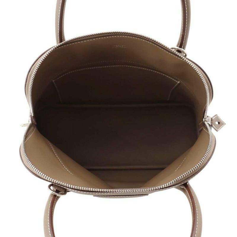エルメス ハンドバッグ ボリード31 エトゥープ/シルバー金具 トリヨンクレマンス Y刻印 2wayショルダー