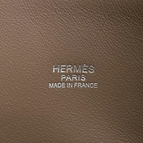 エルメス ハンドバッグ ボリード31 エトゥープ/シルバー金具 トリヨンクレマンス Y刻印 2wayショルダー