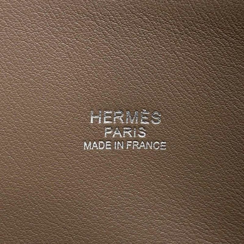 エルメス ハンドバッグ ボリード31 エトゥープ/シルバー金具 トリヨンクレマンス Y刻印 2wayショルダー