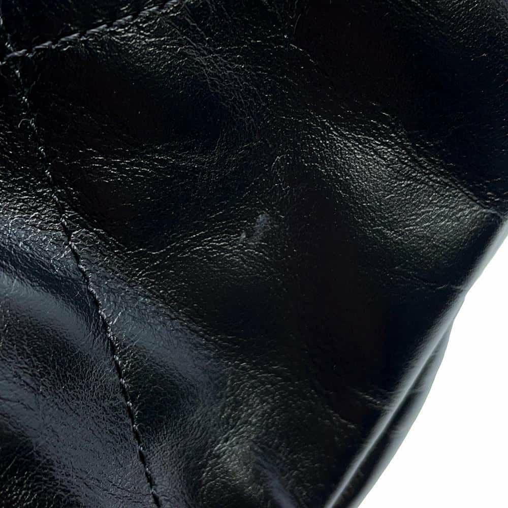 シャネル ハンドバッグ CHANEL 22 ミニ ココマーク パール シャイニーカーフレザー AS3980 2wayショルダーバッグ 黒