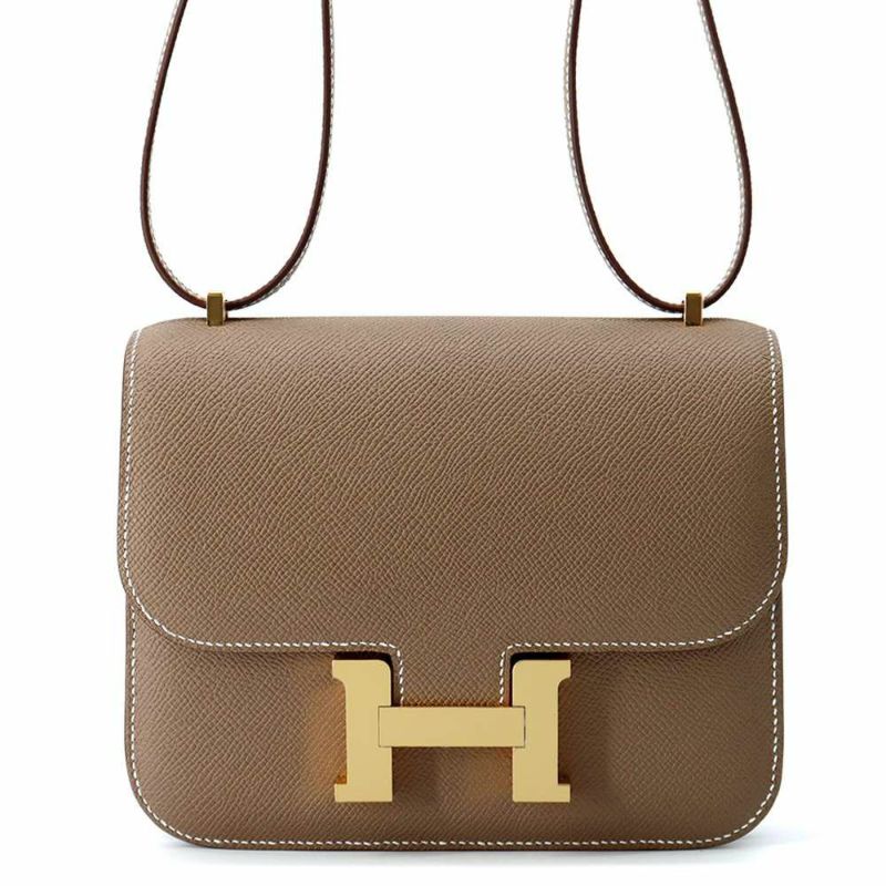 エルメス ミニ コンスタンス3 ミロワール エトゥープ/ゴールド金具 エプソン W刻印