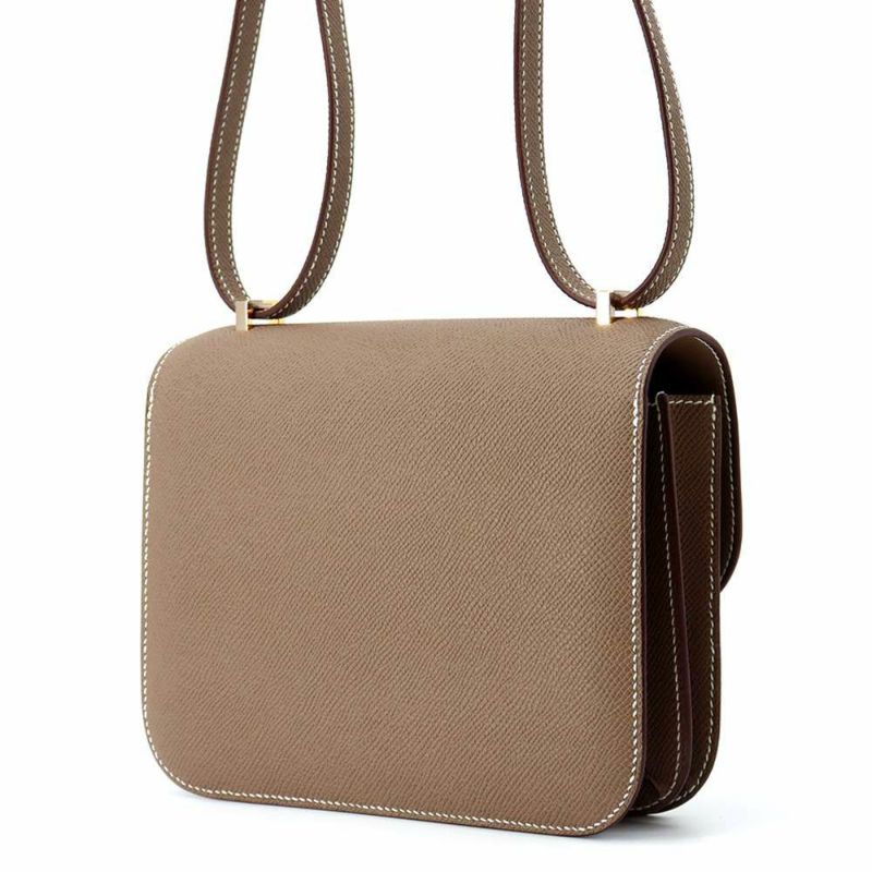 エルメス ミニ コンスタンス3 ミロワール エトゥープ/ゴールド金具 エプソン W刻印