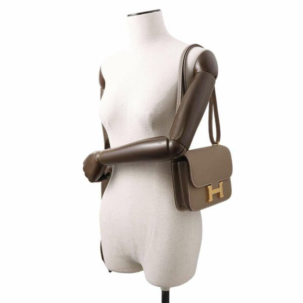 エルメス ミニ コンスタンス3 ミロワール エトゥープ/ゴールド金具 エプソン W刻印