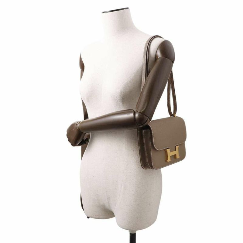 エルメス ミニ コンスタンス3 ミロワール エトゥープ/ゴールド金具 エプソン W刻印