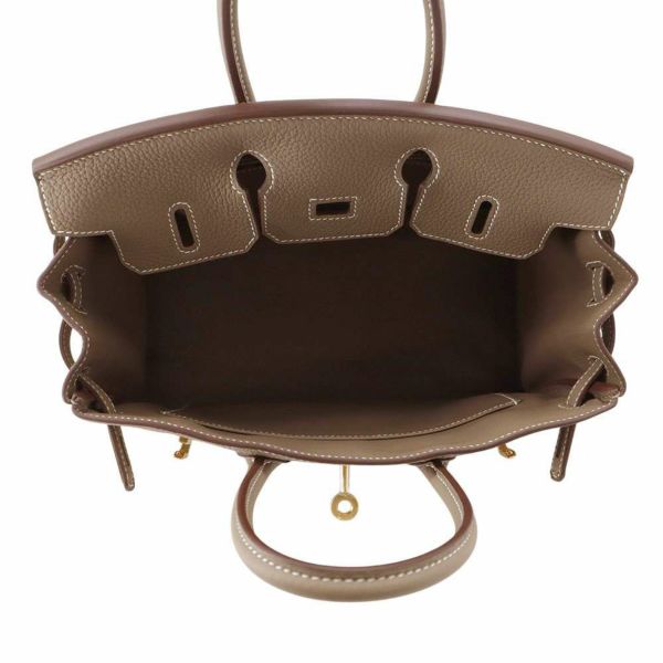 エルメス バーキン25 エトゥープ/ゴールド金具 トゴ W刻印 HERMES Birkin ハンドバッグ