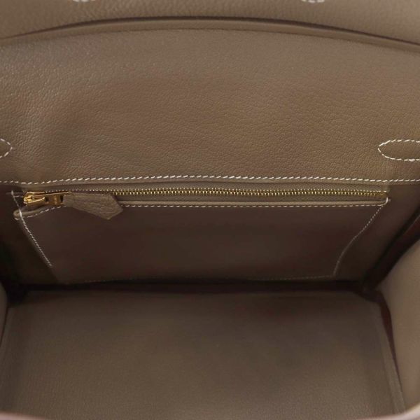 エルメス バーキン25 エトゥープ/ゴールド金具 トゴ W刻印 HERMES Birkin ハンドバッグ