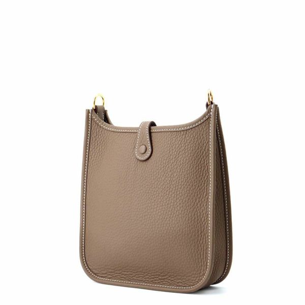 エルメス エブリンTPM アマゾン エトゥープ/ブルーインディゴ/ゴールド金具 トリヨンクレマンス W刻印