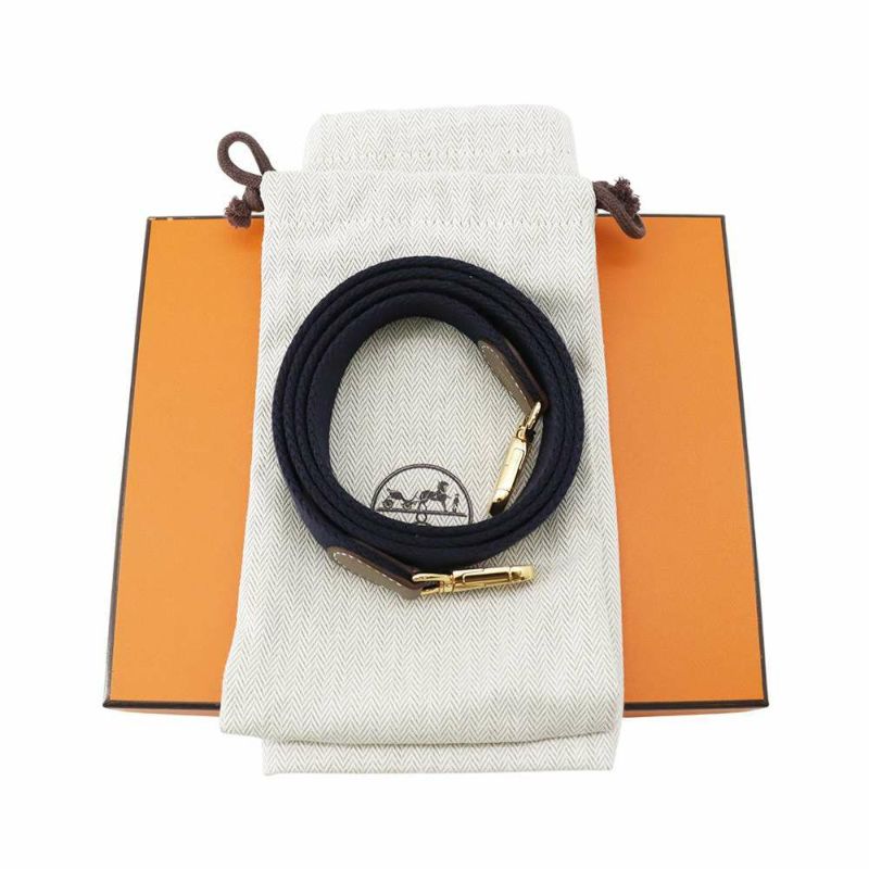 エルメス エブリンTPM アマゾン エトゥープ/ブルーインディゴ/ゴールド金具 トリヨンクレマンス W刻印