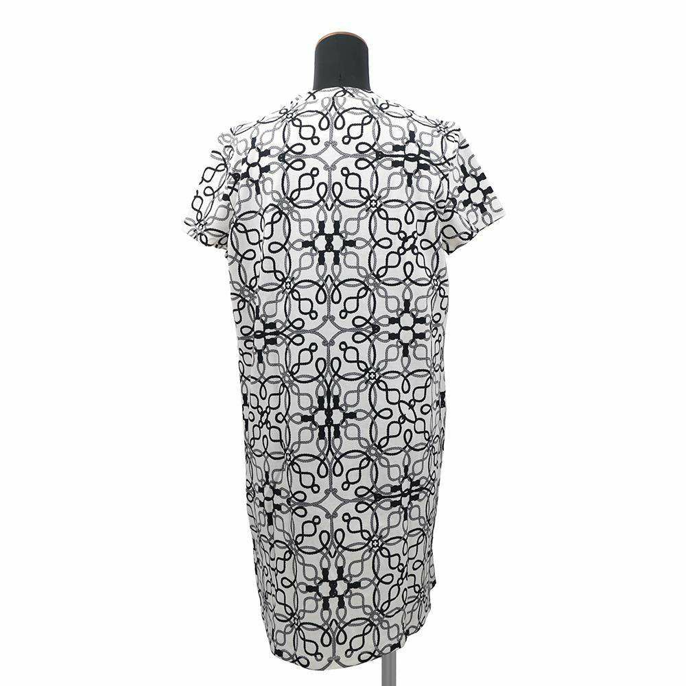 エルメス ワンピース 半袖 コルドリエール コットン レディースサイズ40 HERMES トップス