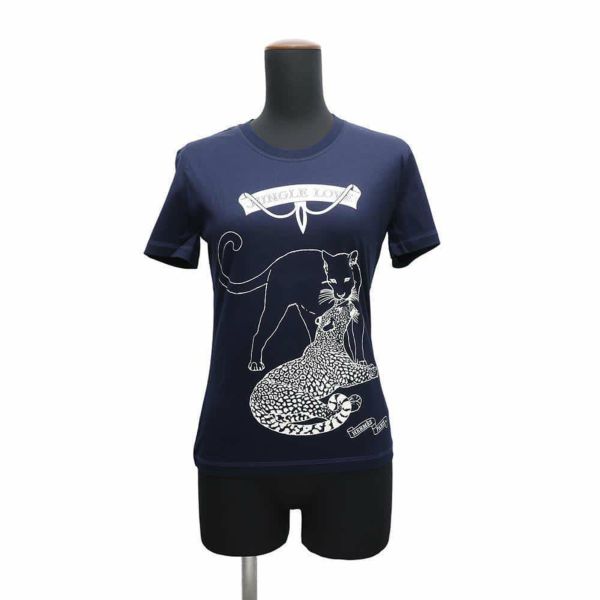 エルメス Ｔシャツ ジャングルラブ コットン レディースサイズ34 HERMES アパレル