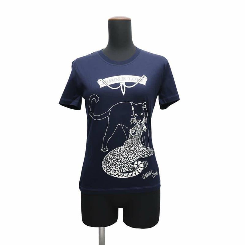 エルメス Ｔシャツ ジャングルラブ コットン レディースサイズ34 HERMES アパレル