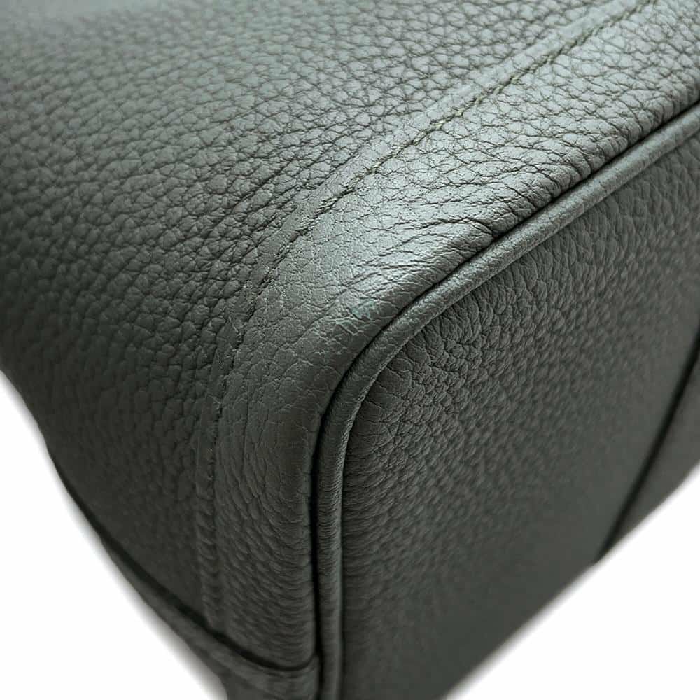 エルメス トートバッグ ガーデンパーティTPM ヴェールアマンド/シルバー金具 ネゴンダ Y刻印