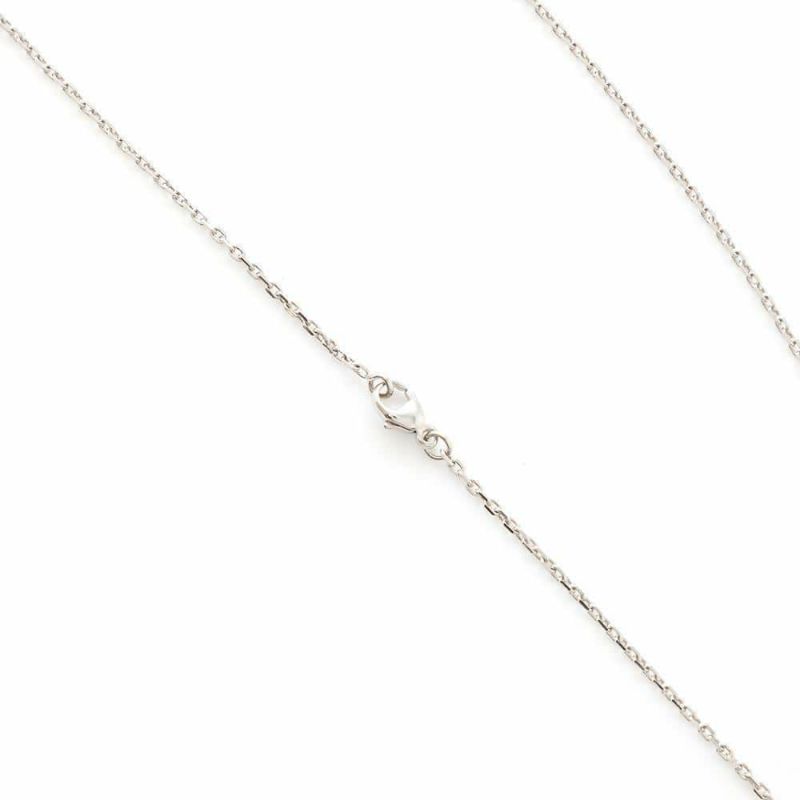 エルメス ネックレス ミニ・ポップアッシュ ブラック/シルバー金具 HERMES アクセサリー 黒