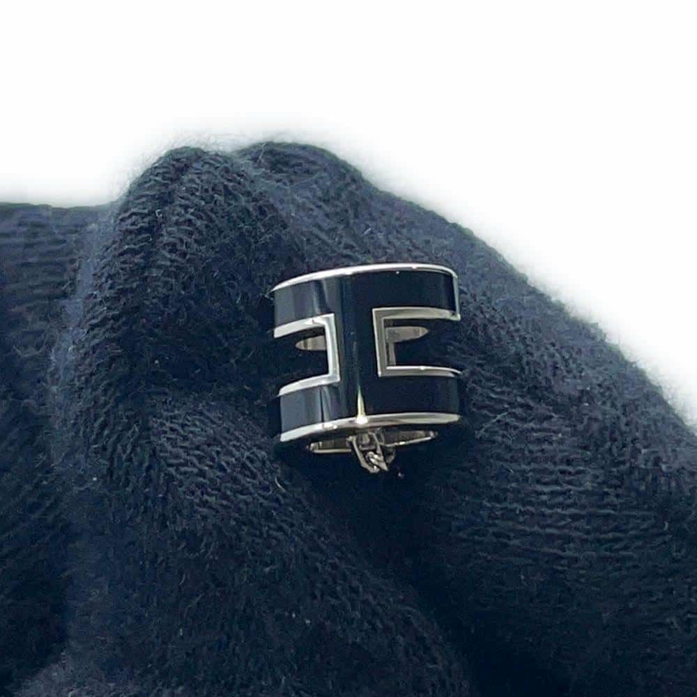 エルメス ネックレス ミニ・ポップアッシュ ブラック/シルバー金具 HERMES アクセサリー 黒