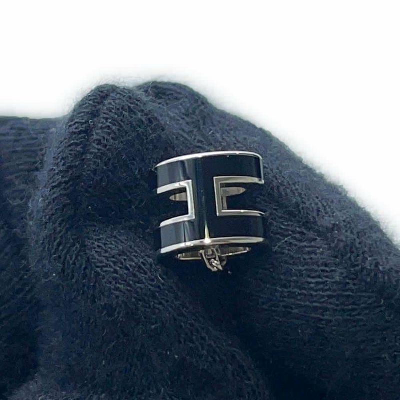 エルメス ネックレス ミニ・ポップアッシュ ブラック/シルバー金具 HERMES アクセサリー 黒