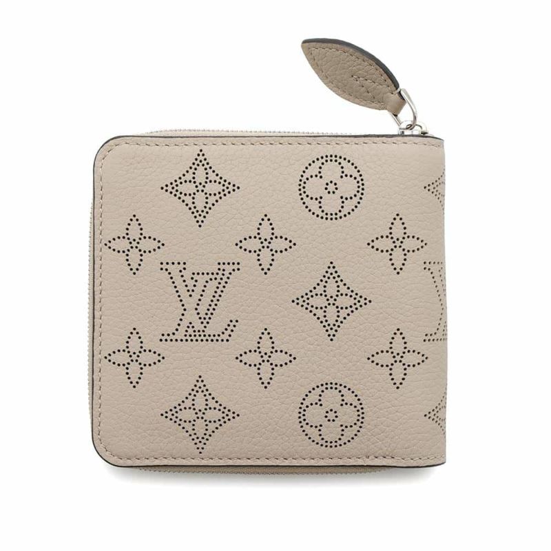 ルイヴィトン 二つ折り財布 モノグラム・マヒナ ジッピー・コンパクト ウォレット M81558 LOUIS VUITTON