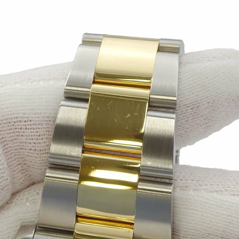 ロレックス デイトジャスト 41 SS/K18YG 126303G ROLEX 腕時計 黒文字盤 10Pダイヤ