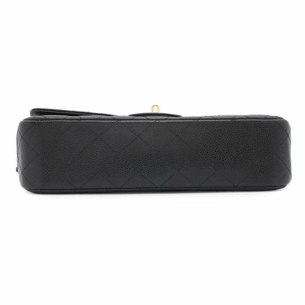シャネル チェーンショルダーバッグ マトラッセ25 ココマーク キャビアスキン ダブルチェーン A01112 CHANEL 黒