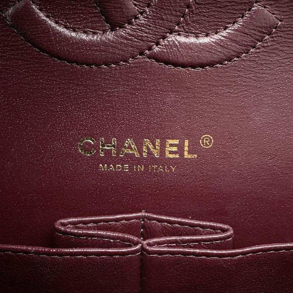 シャネル チェーンショルダーバッグ マトラッセ25 ココマーク キャビアスキン ダブルチェーン A01112 CHANEL 黒