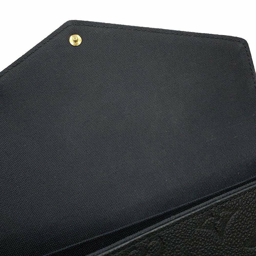 ルイヴィトン チェーンウォレット モノグラム・アンプラント ポシェット・フェリシー M64064 ブラック 黒