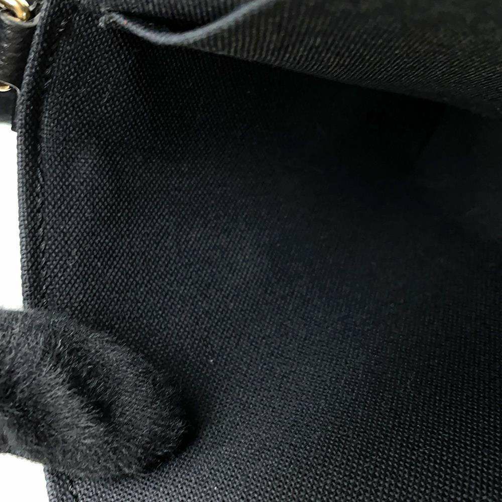 ルイヴィトン チェーンウォレット モノグラム・アンプラント ポシェット・フェリシー M64064 ブラック 黒