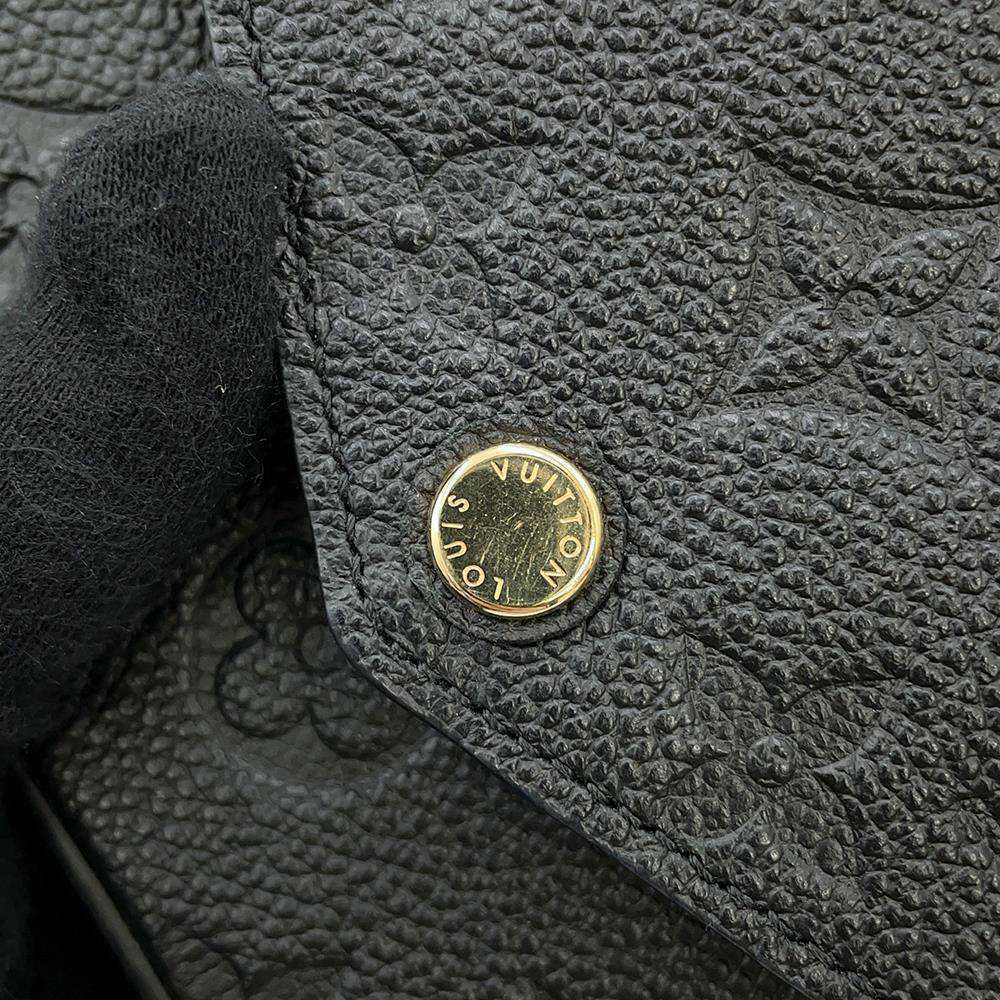 ルイヴィトン チェーンウォレット モノグラム・アンプラント ポシェット・フェリシー M64064 ブラック 黒