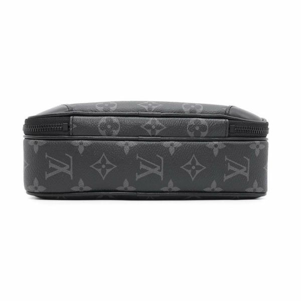 ルイヴィトン ショルダーバッグ モノグラム・エクリプス アルファ・メッセンジャー M46955 ヴィトン ブラック 黒