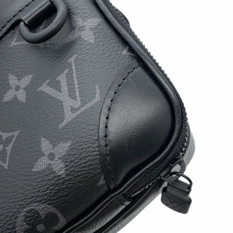 ルイヴィトン ショルダーバッグ モノグラム・エクリプス アルファ・メッセンジャー M46955 ヴィトン ブラック 黒