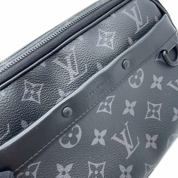 ルイヴィトン ショルダーバッグ モノグラム・エクリプス アルファ・メッセンジャー M46955 ヴィトン ブラック 黒