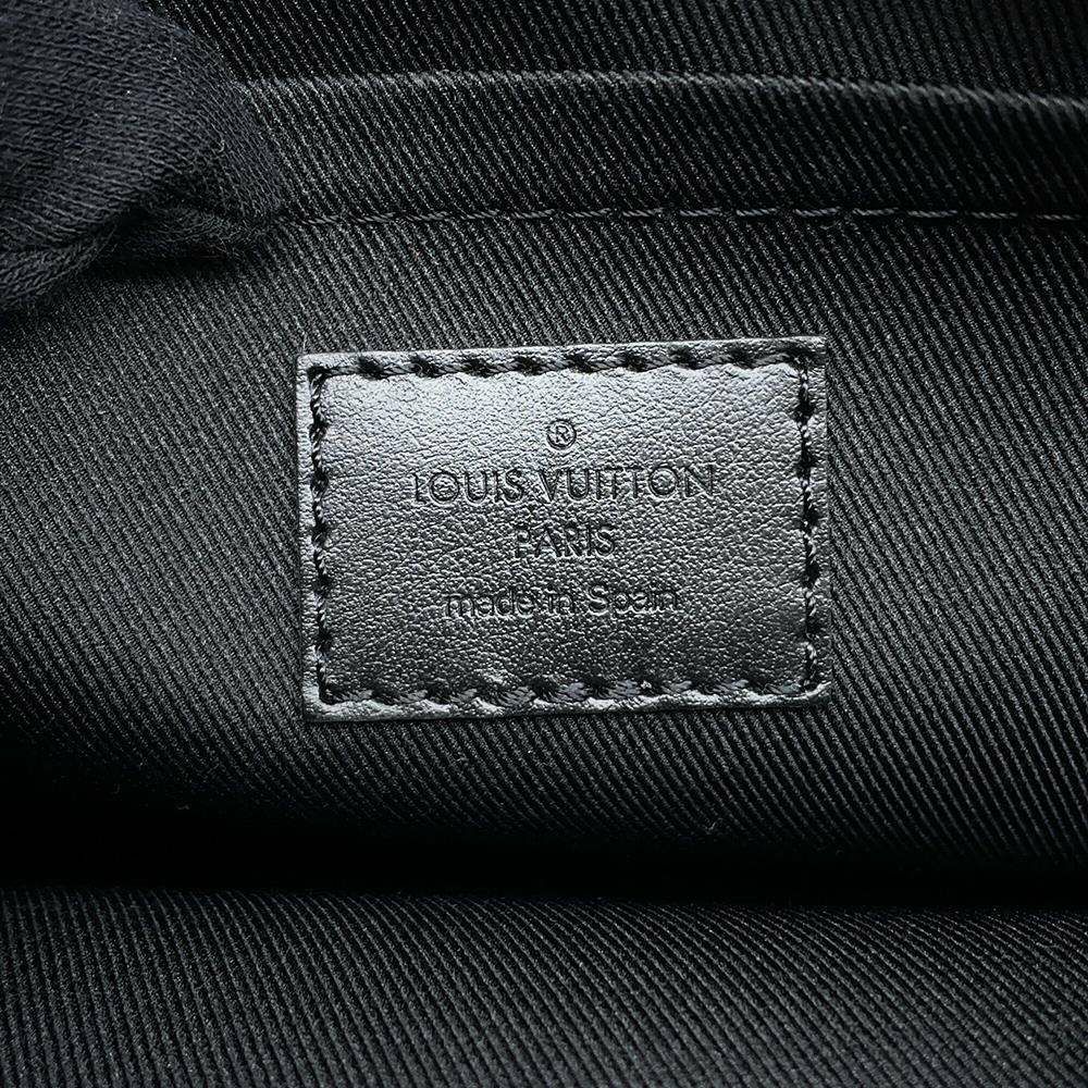 ルイヴィトン ショルダーバッグ モノグラム・エクリプス アルファ・メッセンジャー M46955 ヴィトン ブラック 黒