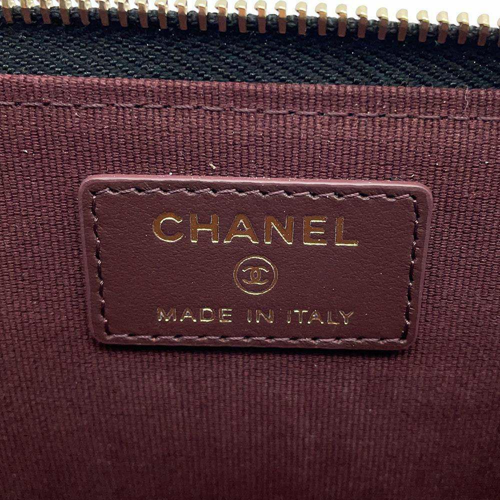 シャネル コインケース マトラッセ ココマーク キャビアスキン AP3179 CHANEL フラグメント カードケース 黒