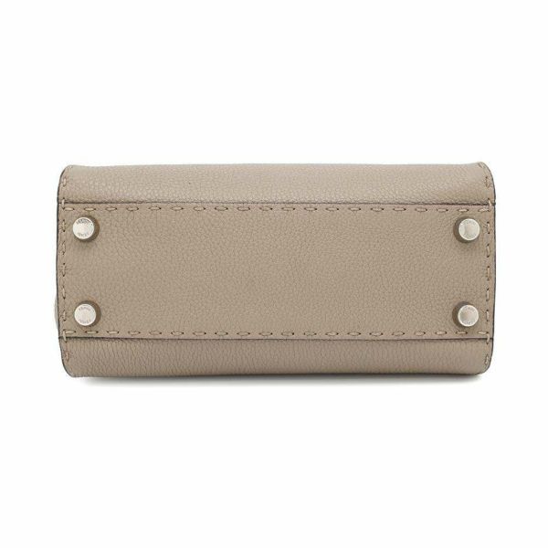 フェンディ ハンドバッグ ミニ ピーカブー セレリア レザー パイソン 8BN244 FENDI バッグ 2WAYショルダーバッグ