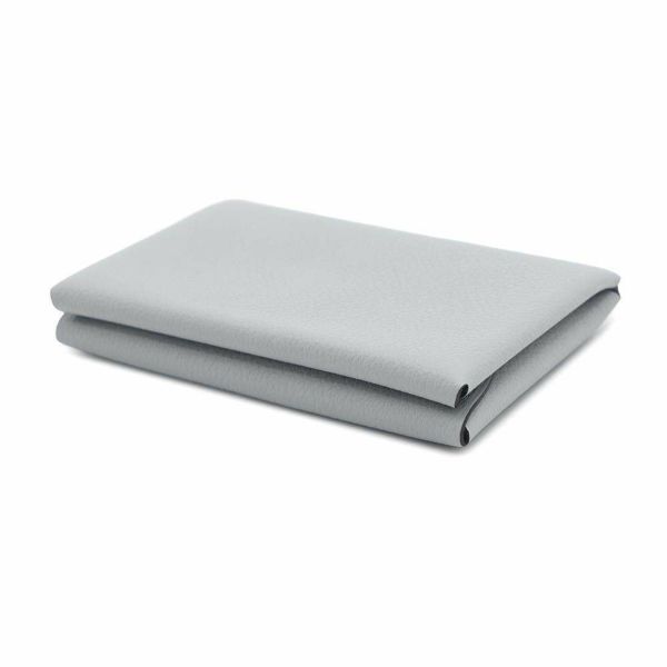 エルメス コインケース カルヴィ デュオ ブルーグラシエ/シルバー金具 エバーカラー W刻印 財布