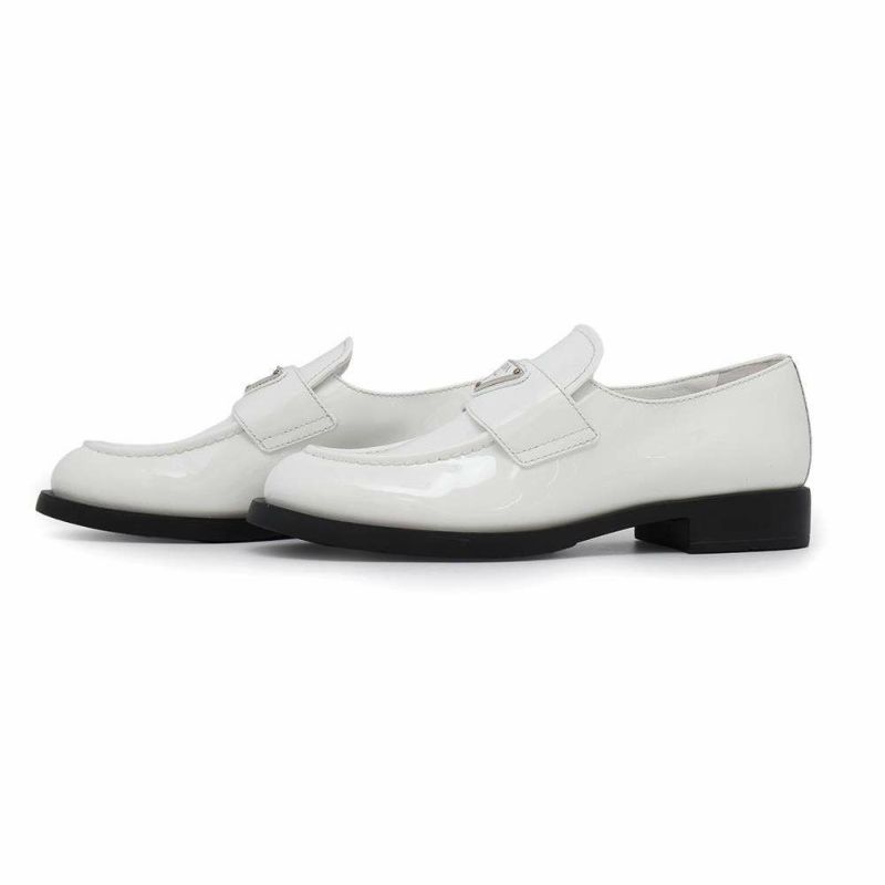プラダ ローファー パテント レディースサイズ36 1D329N PRADA 靴 白