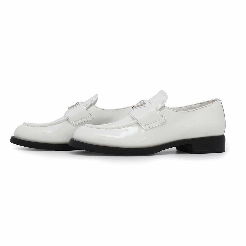 プラダ ローファー パテント レディースサイズ36 1D329N PRADA 靴 白