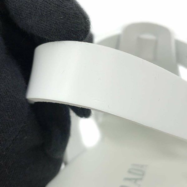 プラダ サンダル モノリス ラバー メンズサイズ6 2X3083 PRADA 靴 白