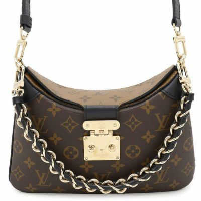 ルイヴィトン ショルダーバッグ モノグラム・リバース LV トゥイニー M46659 2way 黒 ブラック 安心保証