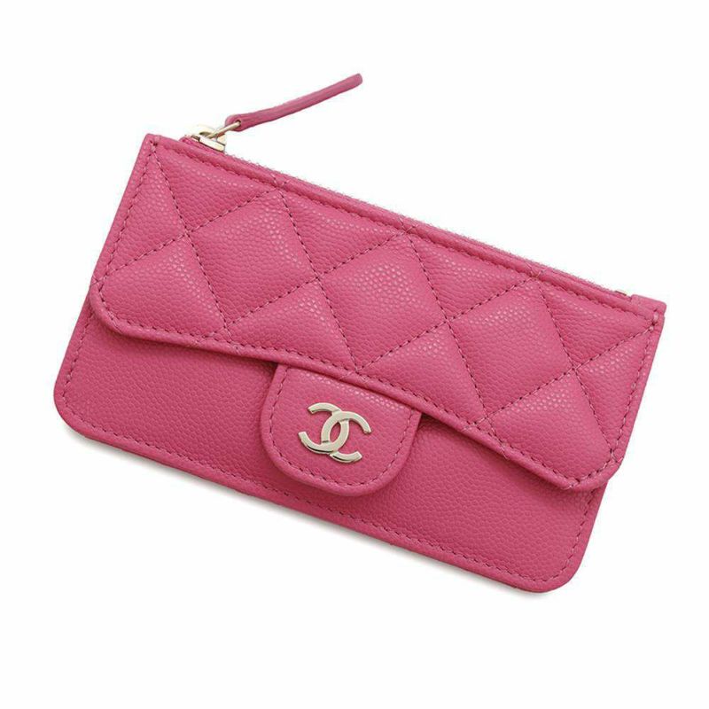 シャネル カードケース マトラッセ ココマーク キャビアスキン AP0767 CHANEL 財布 コインケース フラグメントケース
