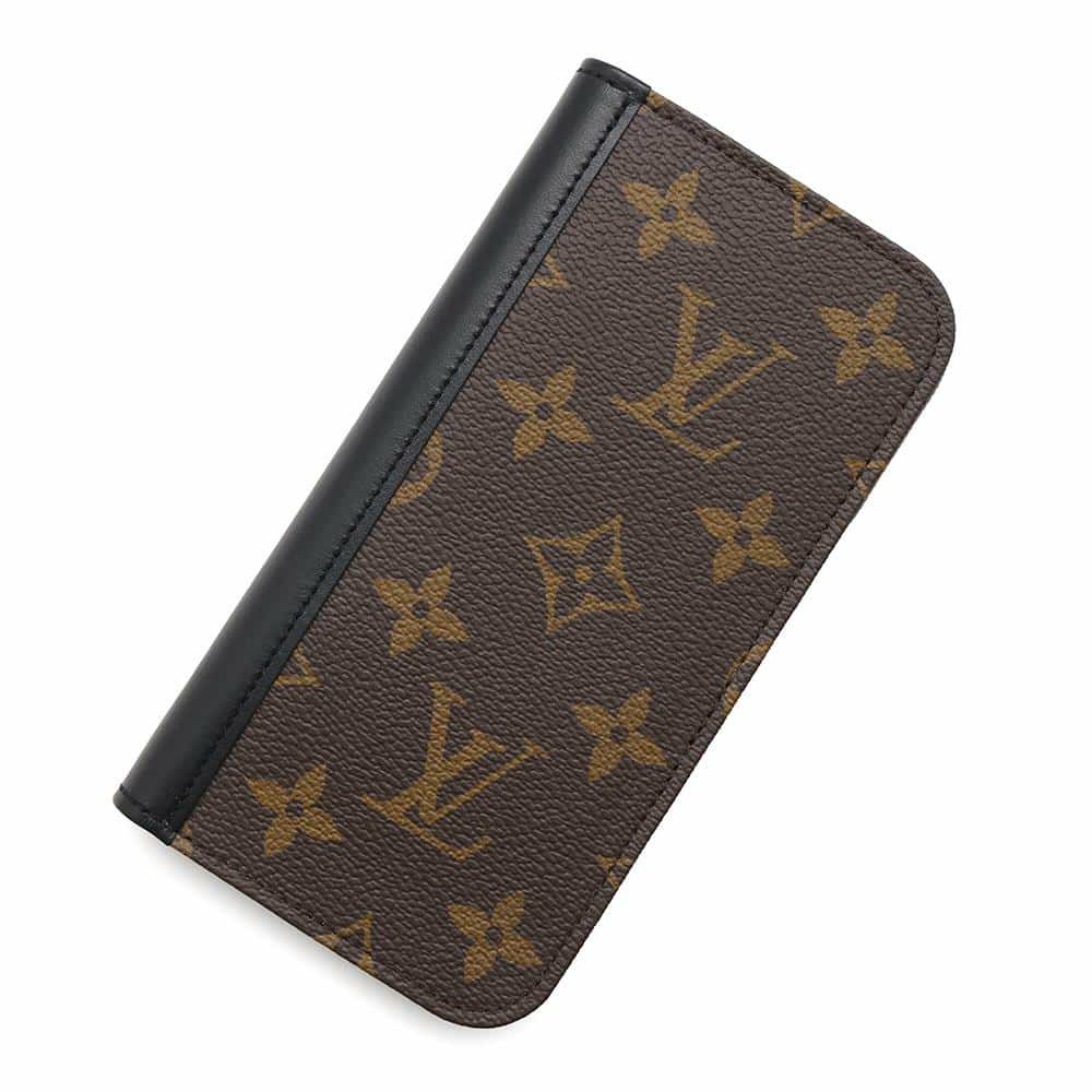 ルイヴィトン iPhoneケース モノグラム IPHONE 16 PRO・フォリオ M12539 LOUIS VUITTON ブラック 黒